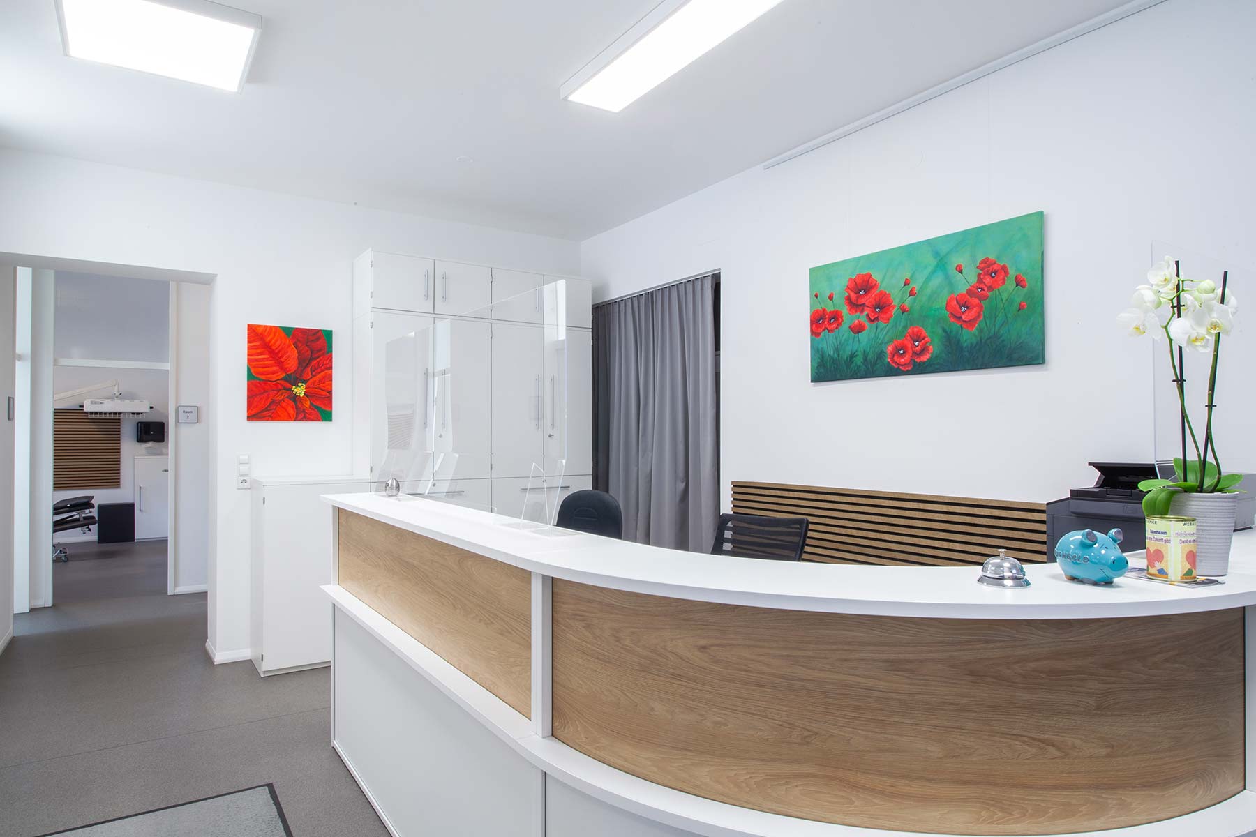 empfang Empfang, Physiotherapie Escher